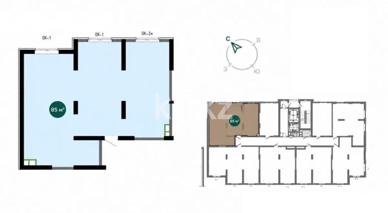 Продажа 3-комнатной квартиры, 85 м² - Продажа трехкомнатных квартир от собственников в Алматы фото 4 из 4