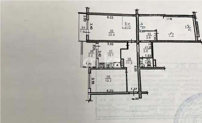 Продажа 3-комнатной квартиры, 88 м² - Продажа трехкомнатных квартир от собственников в Алматы фото 1 из 1