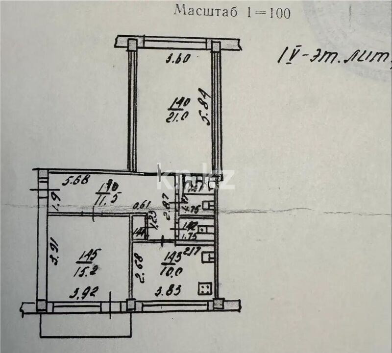 Продажа 2-комнатной квартиры, 63 м² - Продажа квартир в кирпичном доме в Казахстане - страница 24 фото 1 из 1