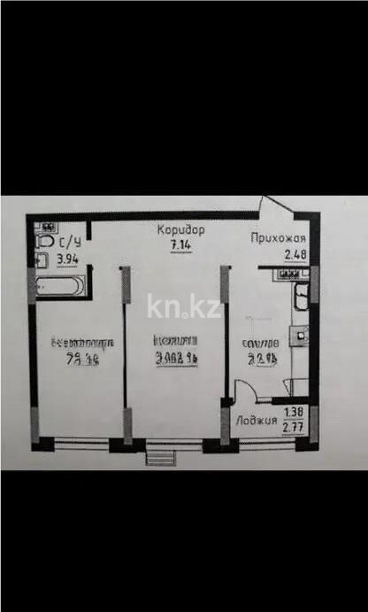 Продажа 2-комнатной квартиры, 60 м² - Продажа двухкомнатных квартир в блочном доме в Астане - страница 50 фото 1 из 1