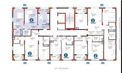 Продажа 2-комнатной квартиры, 65.26 м² - Продажа двухкомнатных квартир в монолитно-каркасном доме в Астане - страница 27 фото 2 из 2