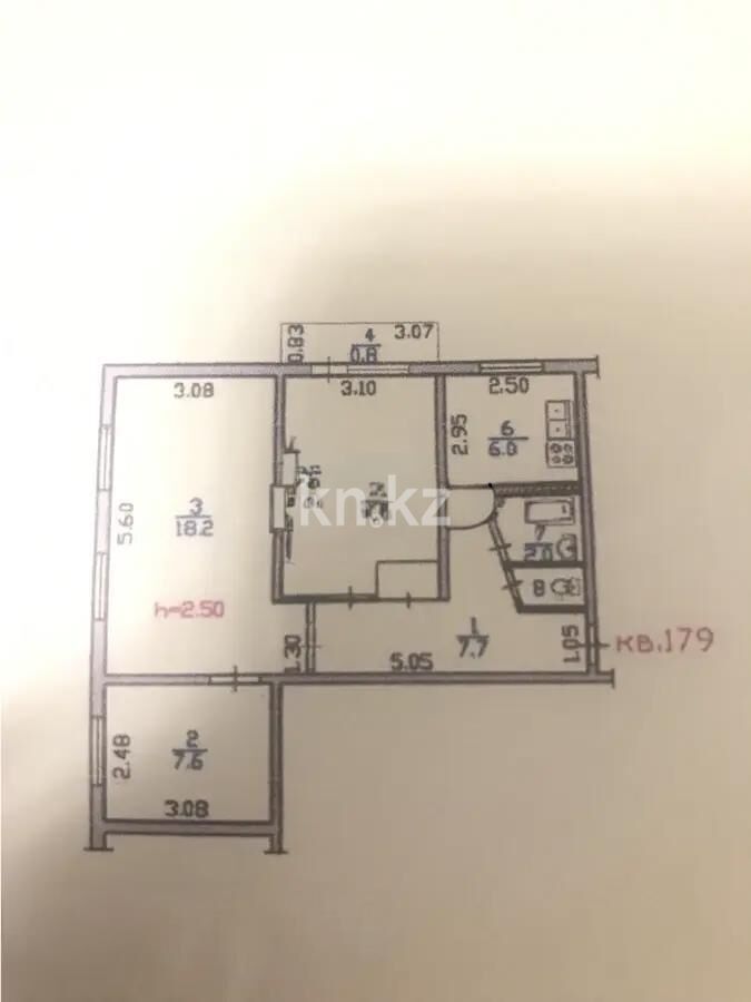 Продажа 3-комнатной квартиры, 56.5 м² - Продажа трехкомнатных квартир в Бостандыкском р-не Алматы - страница 23 фото 5 из 5