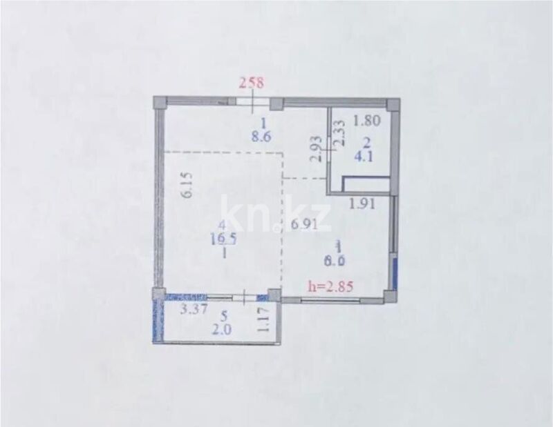 Продажа 1-комнатной квартиры, 42.4 м² - Продажа однокомнатных квартир от собственников в Астане - страница 43 фото 1 из 2