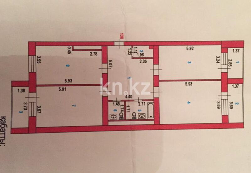 Продажа 3-комнатной квартиры, 120 м² - Продажа квартир в кирпичном доме в Казахстане - страница 16 фото 16 из 17