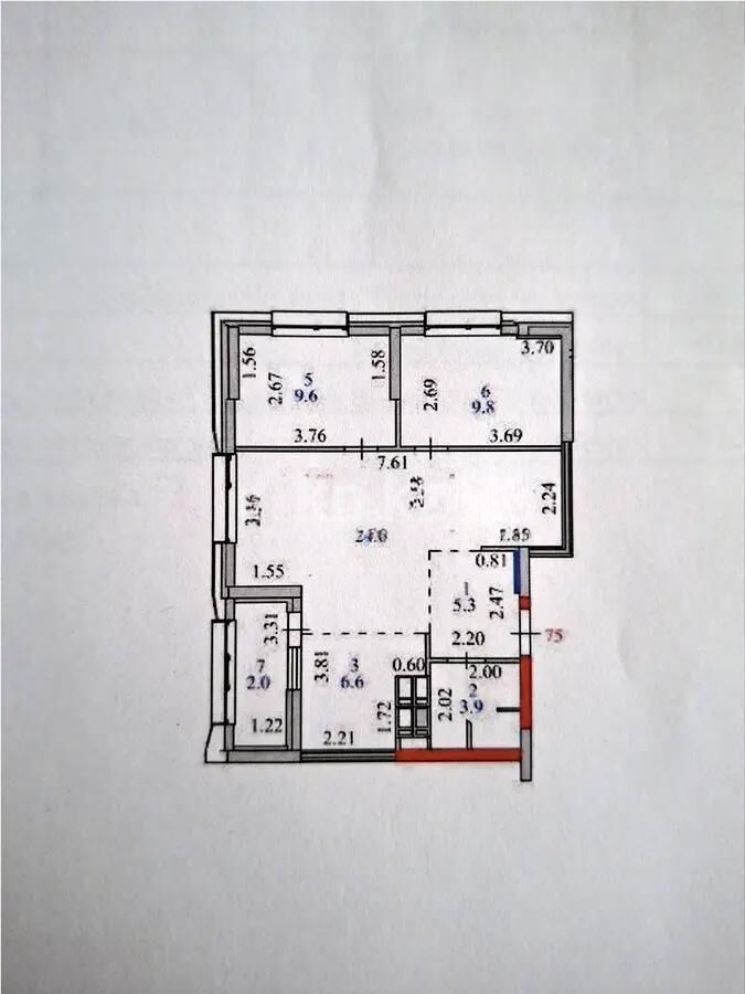 Продажа 3-комнатной квартиры, 63 м² - Продажа трехкомнатных квартир в монолитно-каркасном доме в Казахстане - страница 4 фото 4 из 4