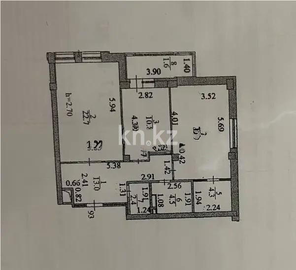 Продажа 2-комнатной квартиры, 82 м² - Недвижимость в Астане - страница 29 фото 6 из 6