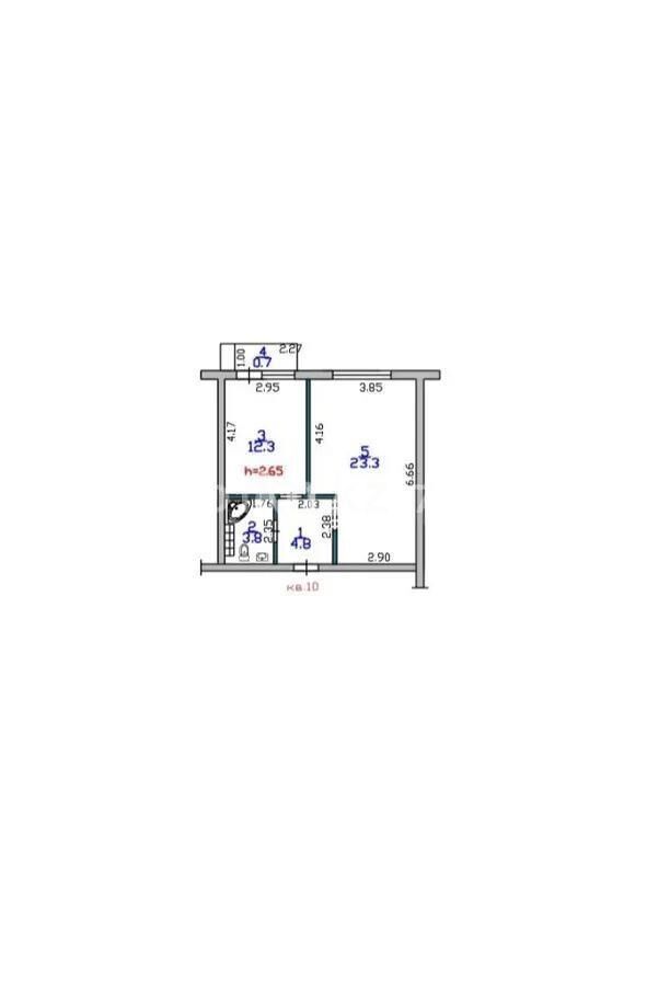 Продажа 2-комнатной квартиры, 45 м² - Продажа двухкомнатных квартир в Бостандыкском р-не Алматы - страница 26 фото 6 из 6