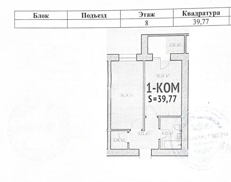 Продажа 1-комнатной квартиры, 40 м² - Продажа квартир в Казахстане - страница 53 фото 1 из 1