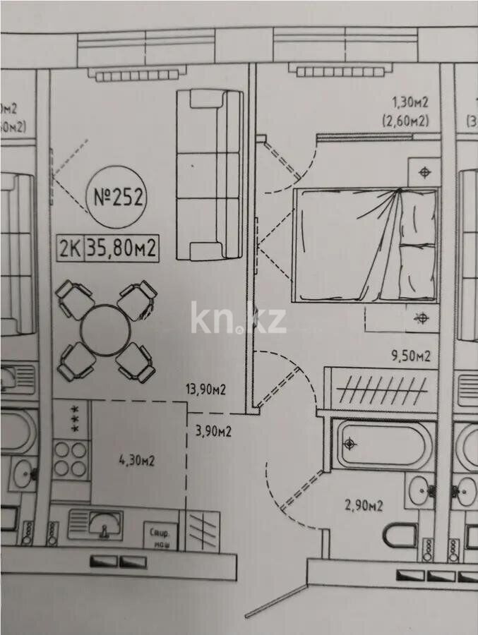 Продажа 1-комнатной квартиры, 36 м² - Продажа однокомнатных квартир от собственников в Астане - страница 42 фото 2 из 2