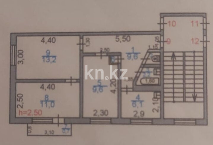 Продажа 3-комнатной квартиры, 54.1 м² - Продажа недвижимости в Жезказгане фото 1 из 7