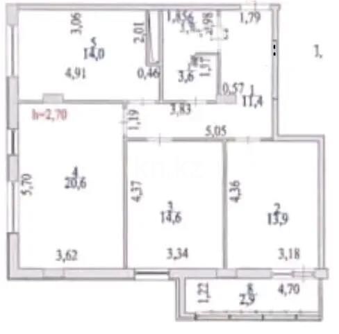 Продажа 3-комнатной квартиры, 82 м² - Продажа квартир в монолитно-каркасном доме в Астане - страница 118 фото 8 из 8
