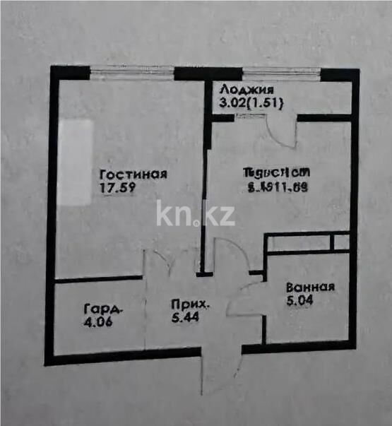 Продажа 2-комнатной квартиры, 45 м² - Аренда офисных и торговых помещений в Темиртау фото 1 из 1