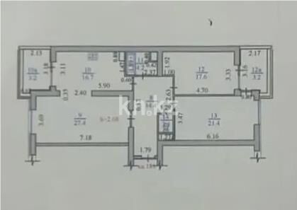 Продажа 3-комнатной квартиры, 110.2 м² - Продажа трехкомнатных квартир в Ауэзовском р-не Алматы - страница 18 фото 6 из 6