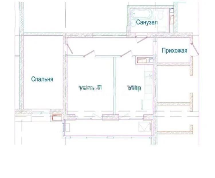 Продажа 2-комнатной квартиры, 68.1 м² - Продажа двухкомнатных квартир в кирпичном доме в Алматы - страница 9 фото 1 из 1