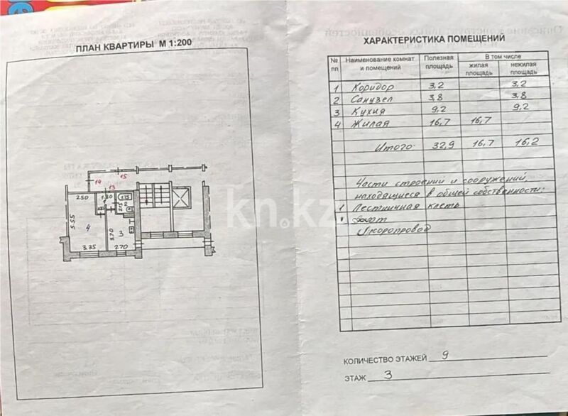Продажа 1-комнатной квартиры, 32 м² - Продажа однокомнатных квартир в Темиртау - страница 7 фото 1 из 1