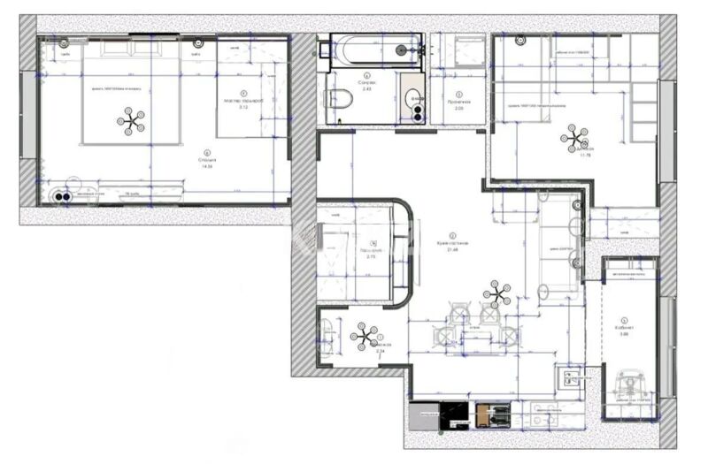 Продажа 3-комнатной квартиры, 66 м² - Продажа трехкомнатных квартир в кирпичном доме в Казахстане - страница 46 фото 1 из 1
