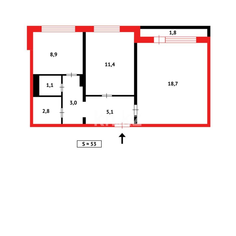 Продажа 2-комнатной квартиры, 53 м² - Продажа земельных участков в Сарани фото 15 из 15