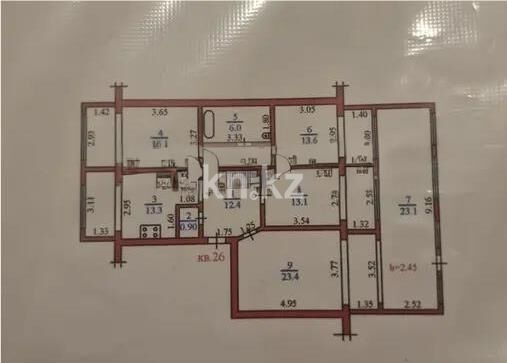 Продажа 4-комнатной квартиры, 121 м² - Продажа четырехкомнатных квартир в Алматы фото 6 из 6