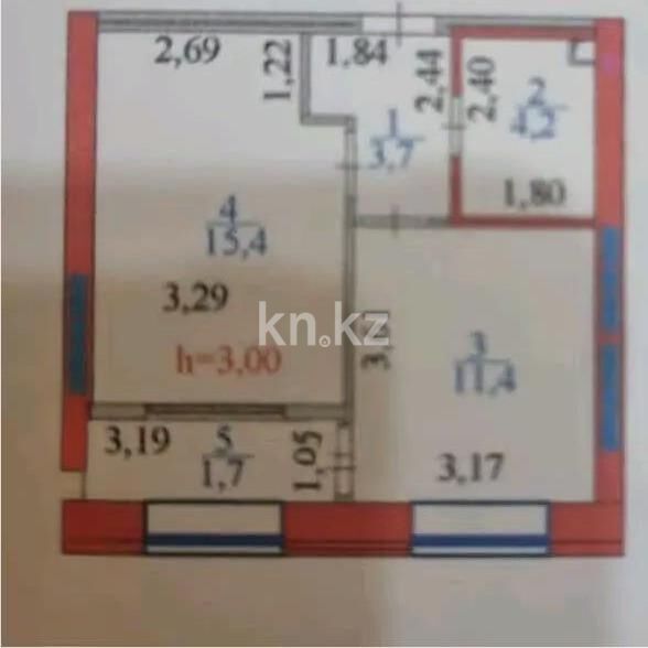 Продажа 1-комнатной квартиры, 36.4 м² - Продажа однокомнатных квартир в р-не Нура Астаны - страница 25 фото 5 из 5