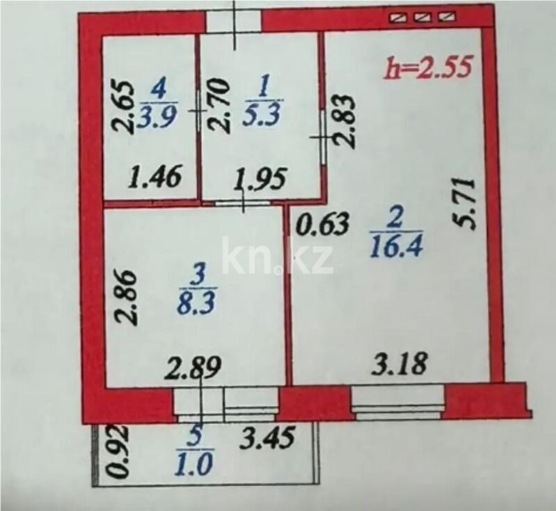 Продажа 1-комнатной квартиры, 35 м² - Продажа квартир от собственников в Астане фото 5 из 5