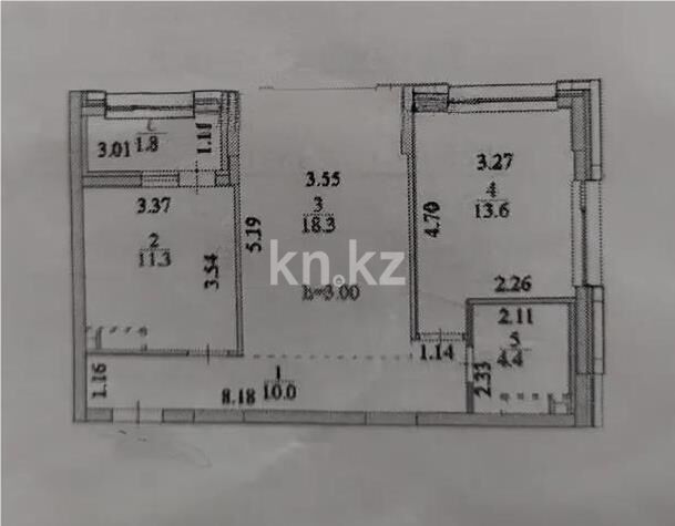 Продажа 2-комнатной квартиры, 60 м² - Продажа двухкомнатных квартир в р-не Сарайшык Астаны - страница 22 фото 5 из 5