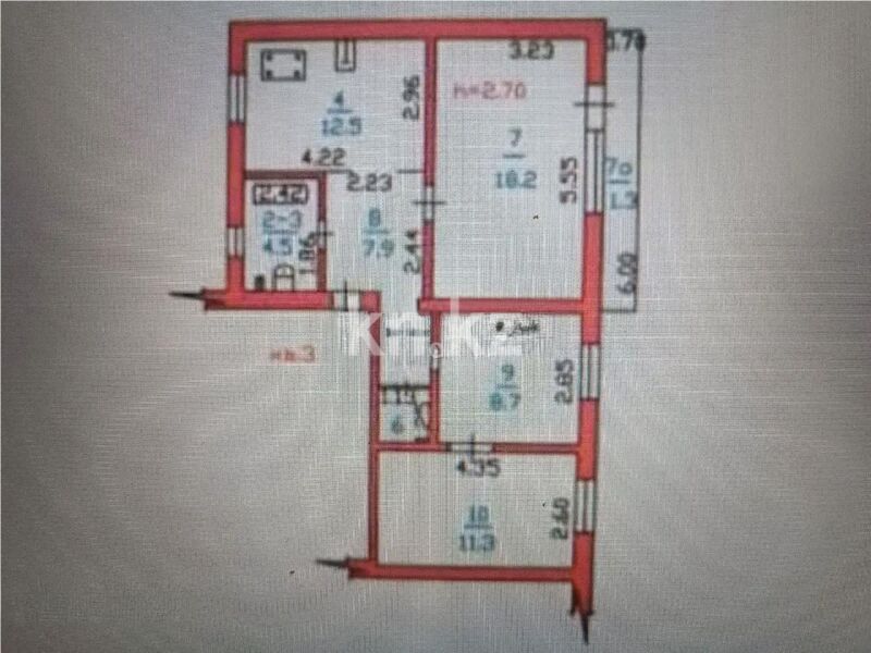 Продажа 3-комнатной квартиры, 64.5 м² - Продажа трехкомнатных квартир в кирпичном доме в Алматы - страница 8 фото 6 из 6