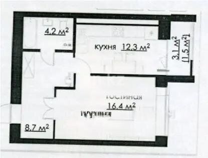 Продажа 2-комнатной квартиры, 46 м² - Продажа квартир в кирпичном доме в Казахстане - страница 23 фото 10 из 10