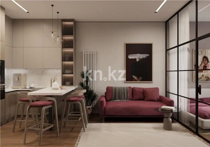 Продажа 1-комнатной квартиры, 38 м² - Продажа однокомнатных квартир в Бостандыкском р-не Алматы - страница 16 фото 1 из 2