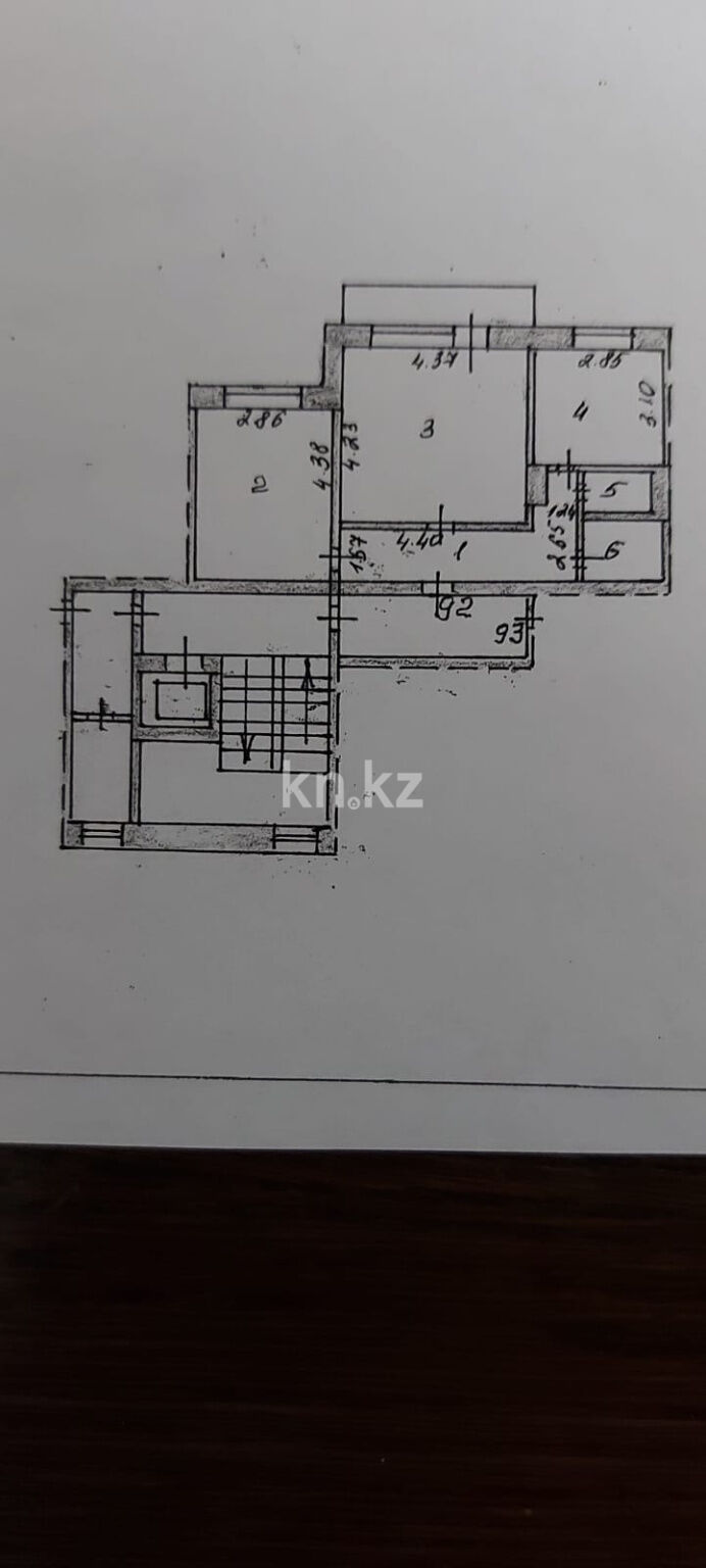 Продажа 2-комнатной квартиры, 53.6 м² - Продажа квартир в районе Юго-Восток в Караганде фото 1 из 1