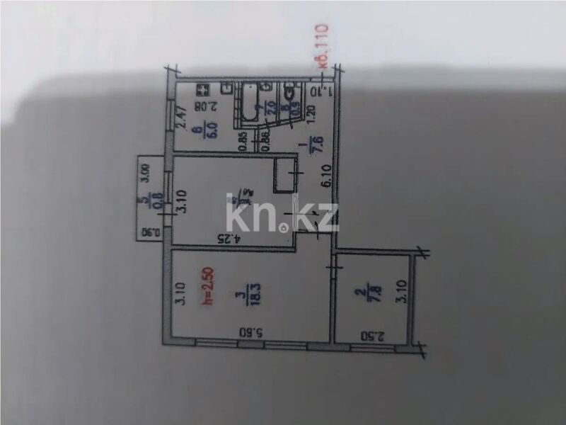 Продажа 3-комнатной квартиры, 56 м² - Продажа трехкомнатных квартир в Алмалинском р-не Алматы - страница 11 фото 3 из 3
