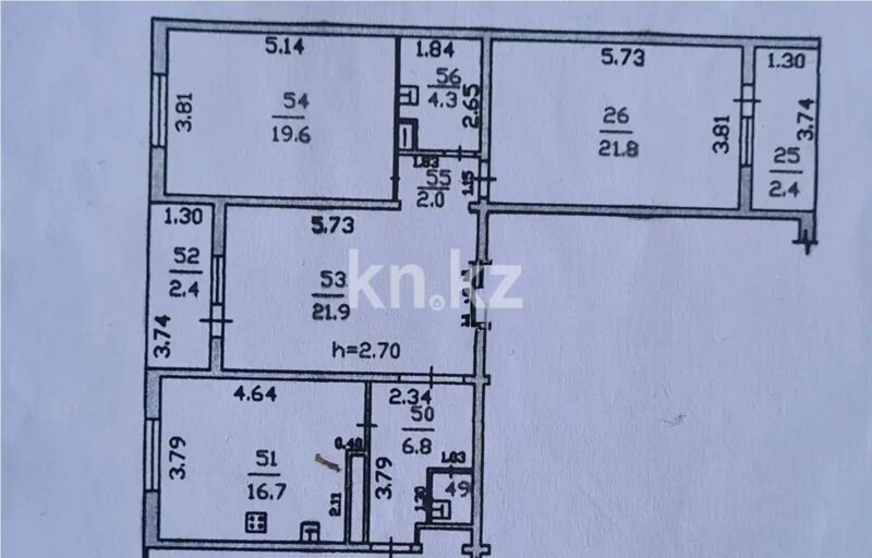 Продажа 3-комнатной квартиры, 99 м² - Продажа трехкомнатных квартир в Ауэзовском р-не Алматы - страница 20 фото 7 из 7