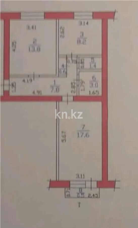 Продажа 2-комнатной квартиры, 53 м² - Продажа двухкомнатных квартир от собственников в Алматы - страница 6 фото 6 из 6