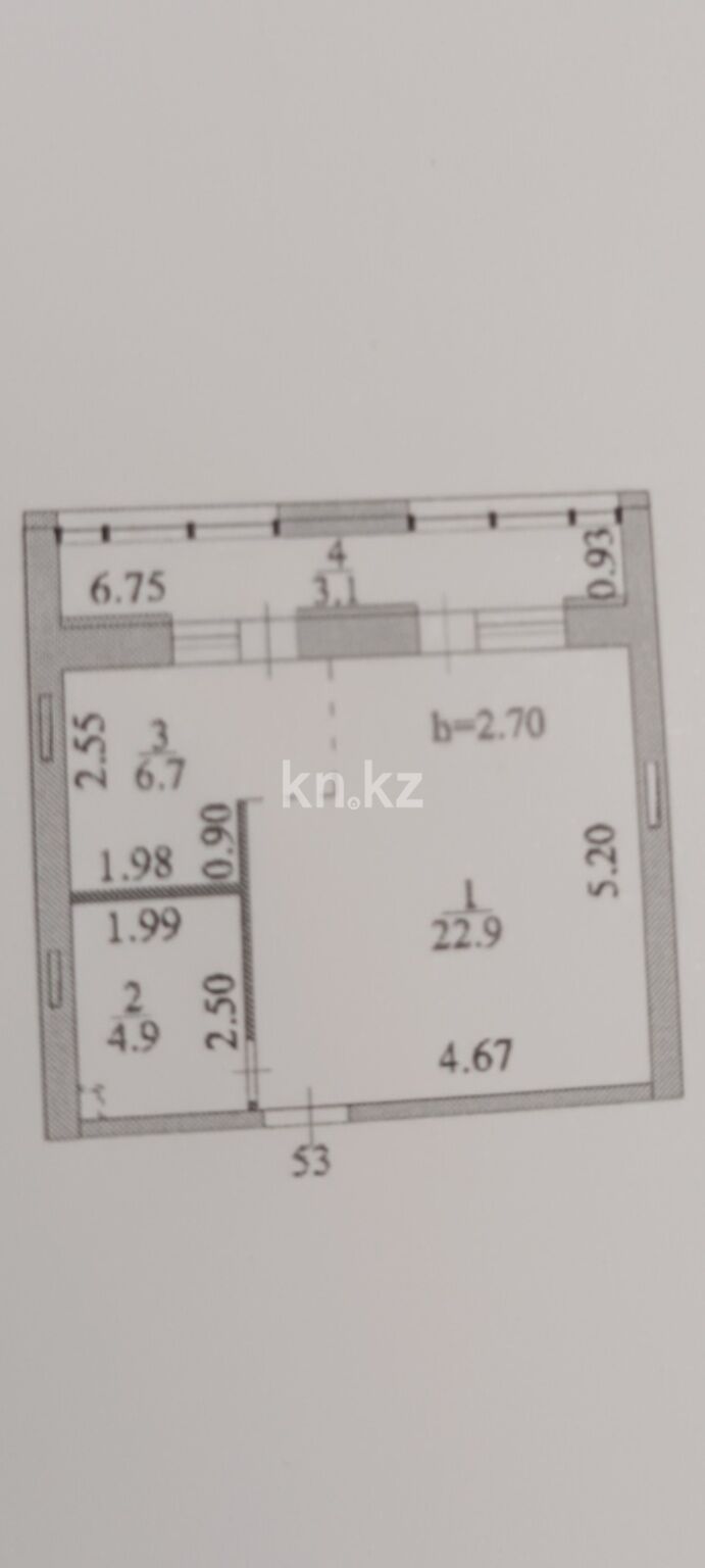 Продажа 1-комнатной квартиры, 37.6 м² - Продажа однокомнатных квартир в р-не Есиль Астаны - страница 16 фото 9 из 9
