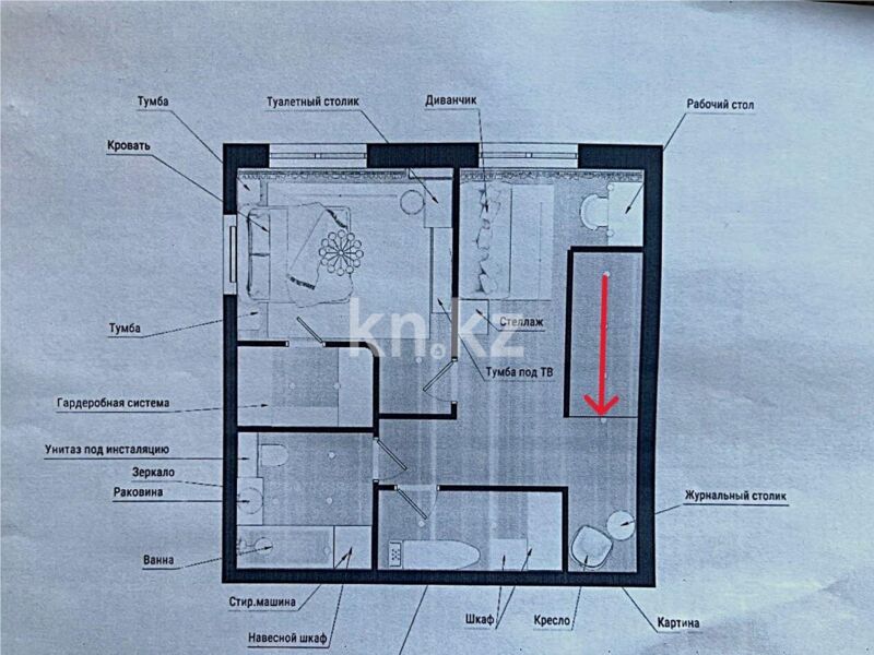 Продажа 3-комнатной квартиры, 76 м² - Продажа трехкомнатных квартир в кирпичном доме в Караганде - страница 4 фото 16 из 46