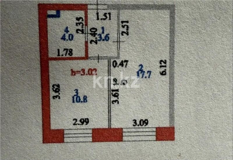 Продажа 1-комнатной квартиры, 36 м² - Продажа однокомнатных квартир в р-не Алматы Астаны - страница 14 фото 5 из 5