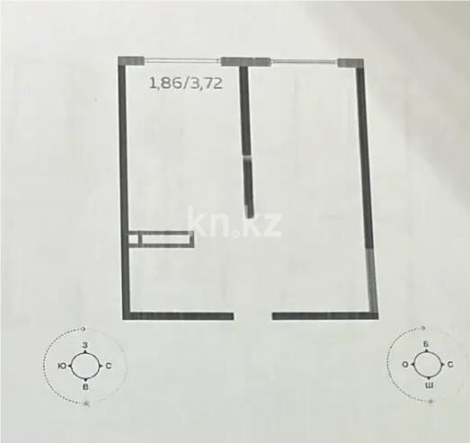 Продажа 2-комнатной квартиры, 43.4 м² - Продажа двухкомнатных квартир в Наурызбайском р-не Алматы - страница 25 фото 1 из 1