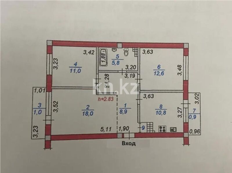 Продажа 3-комнатной квартиры, 70 м² - Продажа трехкомнатных квартир в Ауэзовском р-не Алматы - страница 17 фото 1 из 1