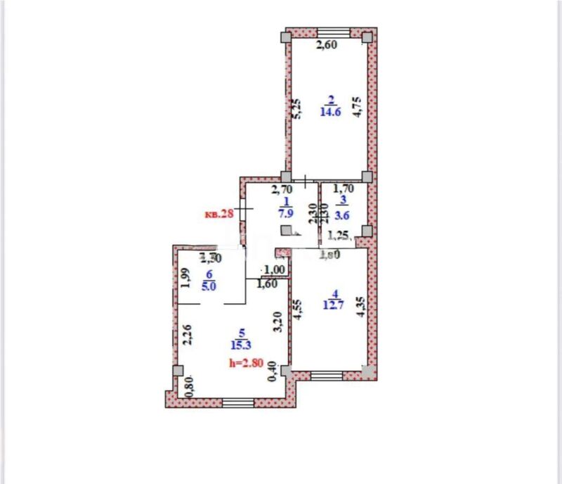 Продажа 3-комнатной квартиры, 59.1 м² - Продажа трехкомнатных квартир от собственников в Казахстане - страница 9 фото 5 из 5