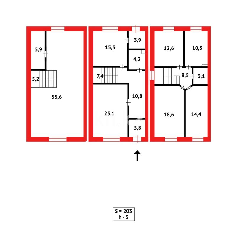 Продажа 5-комнатного дома, 203 м² - Продажа недвижимости в Казахстане - страница 25 фото 17 из 17