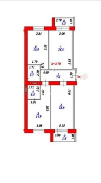 Продажа 3-комнатной квартиры, 82 м² - Продажа трехкомнатных квартир в Астане - страница 12 фото 1 из 10