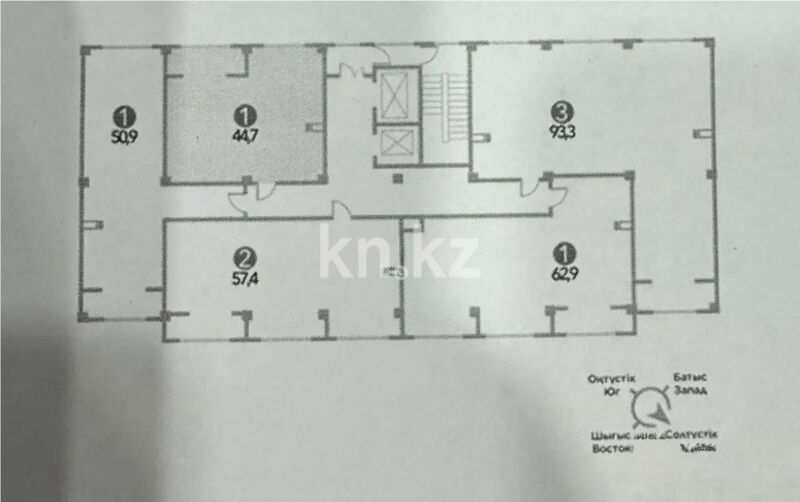Продажа 1-комнатной квартиры, 44.7 м² - Продажа однокомнатных квартир в р-не Сарайшык Астаны - страница 9 фото 1 из 1