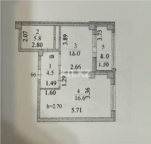 Продажа 1-комнатной квартиры, 40 м² - Продажа квартир в Казахстане - страница 5 фото 4 из 4