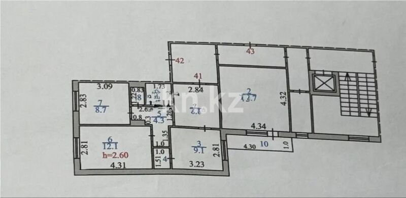 Продажа 3-комнатной квартиры, 67 м² - Продажа трехкомнатных квартир на Юго-Востоке Караганды - страница 22 фото 7 из 7