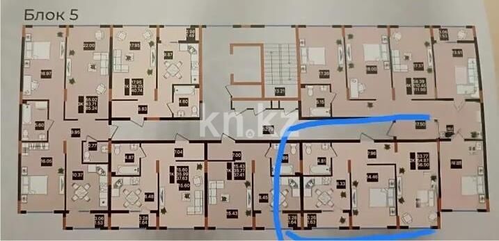 Продажа 3-комнатной квартиры, 87 м² - Продажа квартир в монолитно-каркасном доме в Астане - страница 107 фото 2 из 2