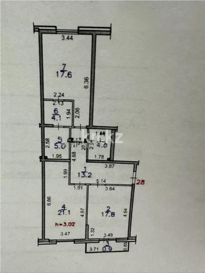 Продажа 2-комнатной квартиры, 84 м² - Продажа двухкомнатных квартир в Наурызбайском р-не Алматы - страница 21 фото 1 из 1