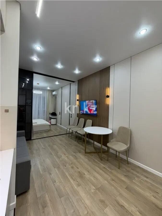 Продажа 1-комнатной квартиры, 38.5 м² - Продажа однокомнатных квартир в монолитно-каркасном доме в Алматы фото 1 из 5