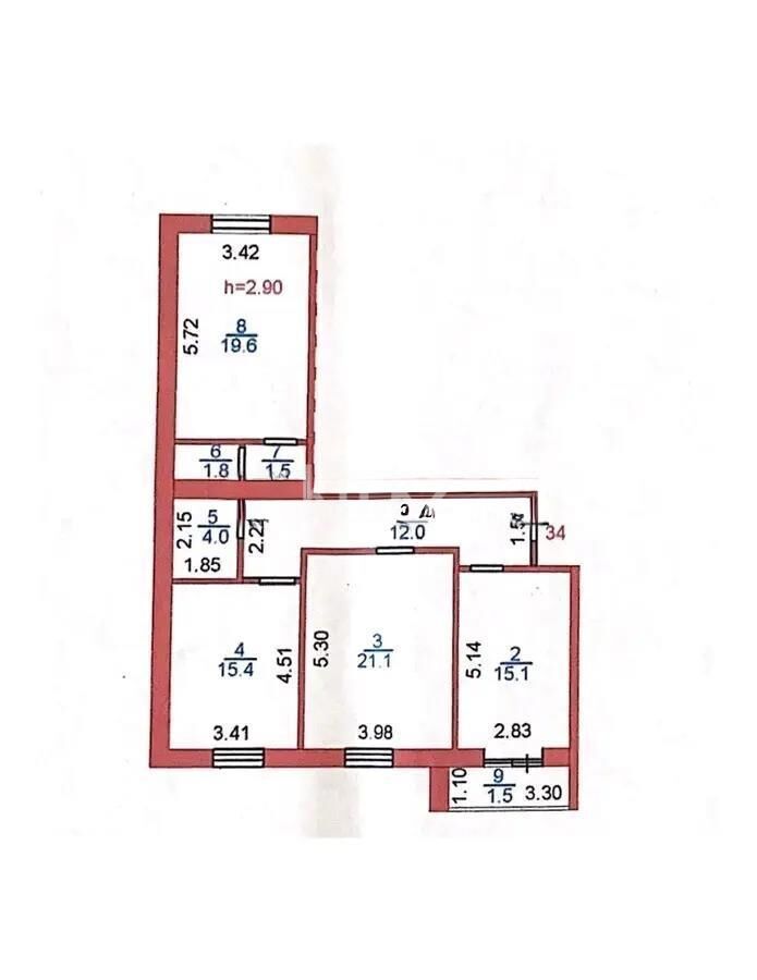 Продажа 3-комнатной квартиры, 96 м² - Продажа трехкомнатных квартир на Юго-Востоке Караганды - страница 14 фото 8 из 8