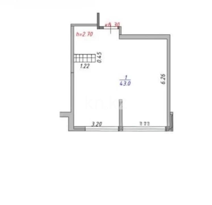 Продажа 1-комнатной квартиры, 43 м² - Продажа  однокомнатных квартир в новостройках Алматы - страница 6 фото 1 из 1