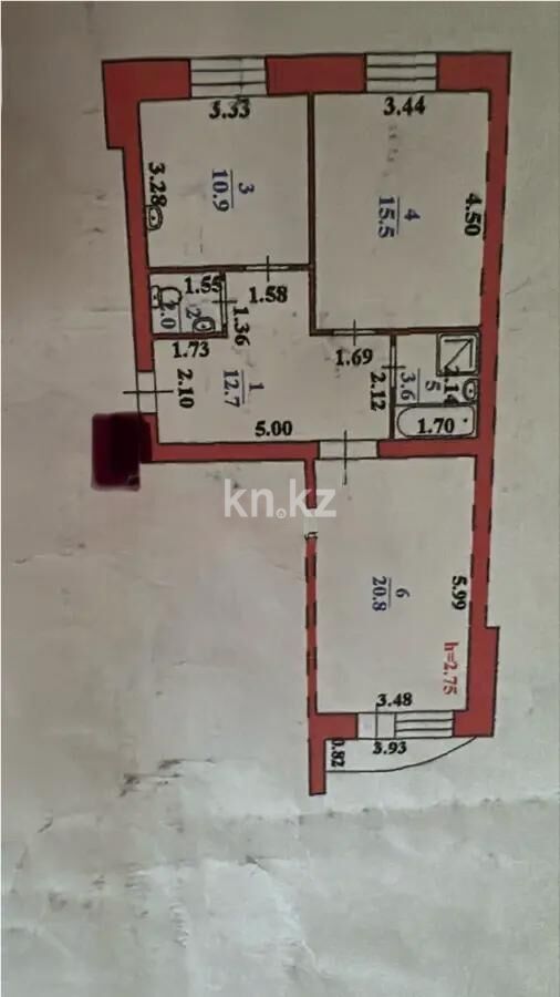Продажа 2-комнатной квартиры, 65.5 м² - Продажа двухкомнатных квартир в р-не Алматы Астаны - страница 20 фото 5 из 5