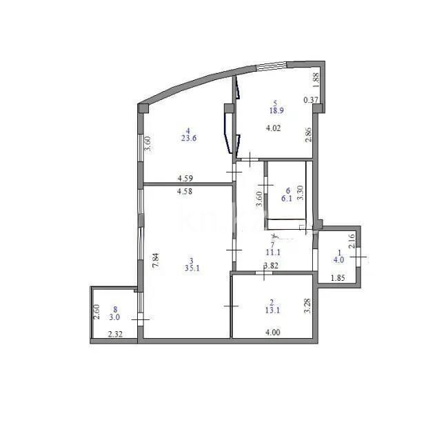 Продажа 3-комнатной квартиры, 114.9 м² - Продажа квартир в Астане - страница 20 фото 6 из 6